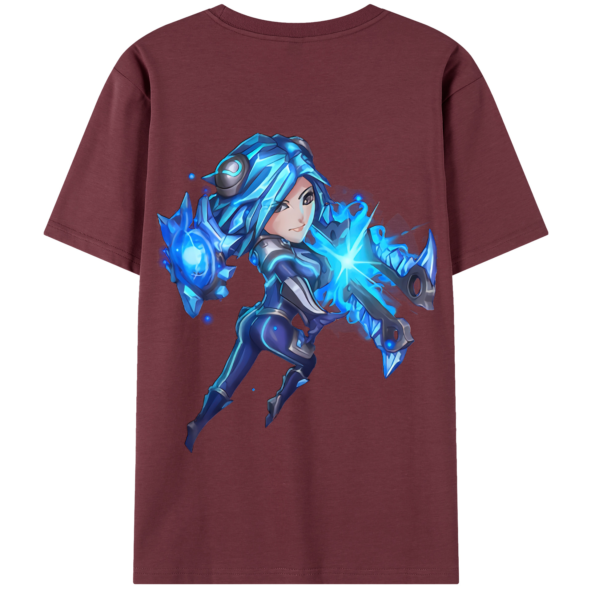 リーグ・オブ・レジェンド League of Legends LOL 綿100％半袖Tシャツ（背面プリント）